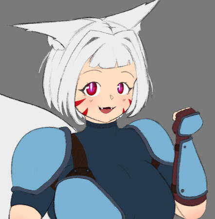 Her design started as just me experimenting with different body shapes, but I had a ton of fun with her. She very quickly became one of my favorites.