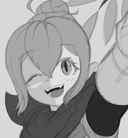 She's very important to me for quite a lot of reasons... but she's also just really cute and fun to draw lol